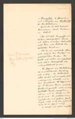 k.k. naturhistorisches Hofmuseum, Intendanzakten 1885-1896 (Hauer), Aktenzahl Z.256.b/1887, Seite 1